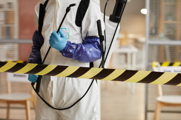Professional Biohazard technician working in Mills River, NC